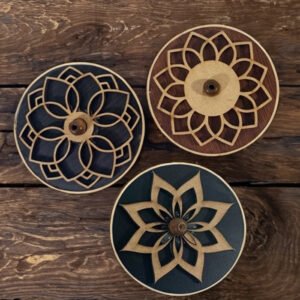 Porta Sah Mandala Circular MDF 8cm