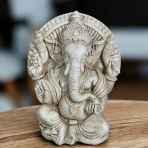 Imagen Ganesh arco grande yeso extra duro 22.5CM